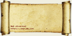 Olivera Mošorinac vizit kartica